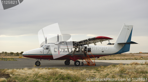 Image of Tour plane on landing strip