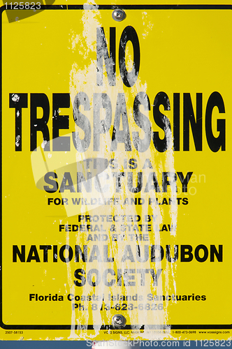 Image of National Audubon Society No Trespassing