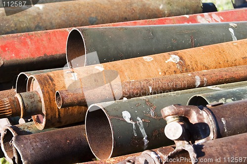 Image of Metal Pipe Background