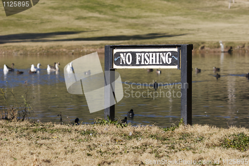 Image of No Fishing sign