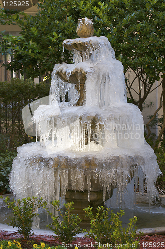 Image of Frozen fountain