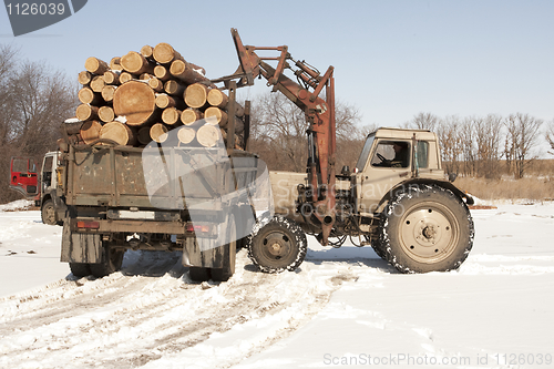 Image of Farm tractor