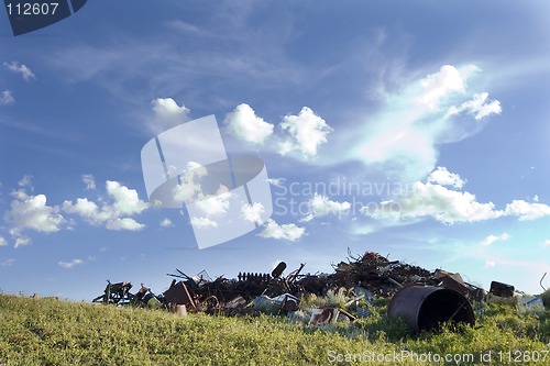 Image of Garbage Pile Landscape