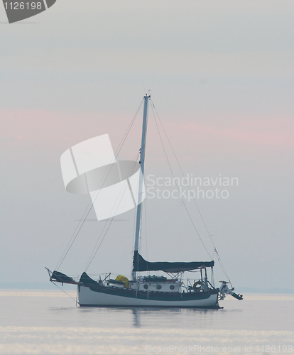 Image of Classic traditional cutter rigged sailboat