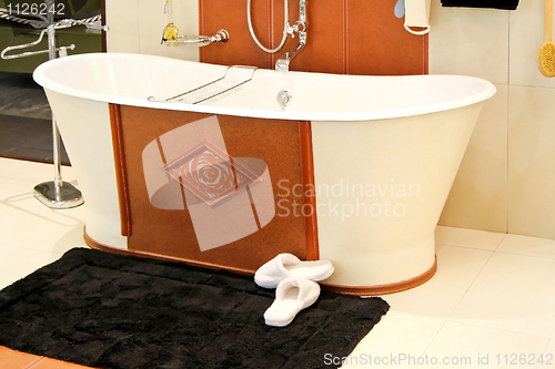 Image of Leather bathtub