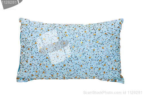 Image of Blue pillow