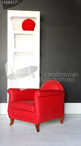 Image of Red armchair