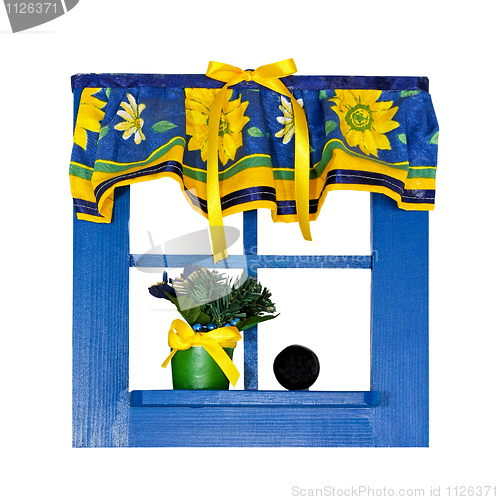 Image of Blue window