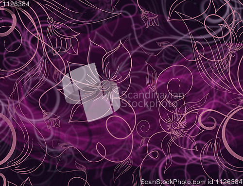 Image of Abstract floral background