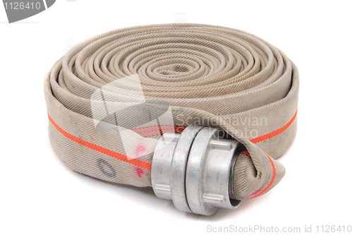 Image of fire fighter hose 