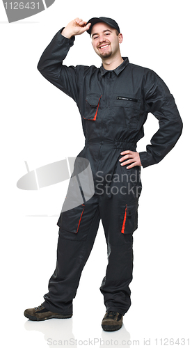 Image of smiling worker