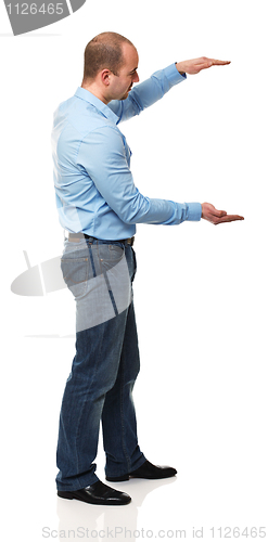 Image of man at work