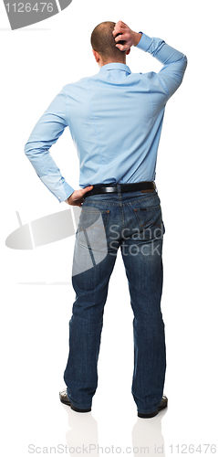 Image of thinking man