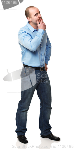 Image of thinking man