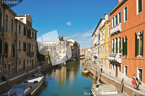 Image of Canal in Venice, Italy