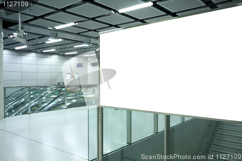 Image of Large Billboard for advertisement use in a modern building 