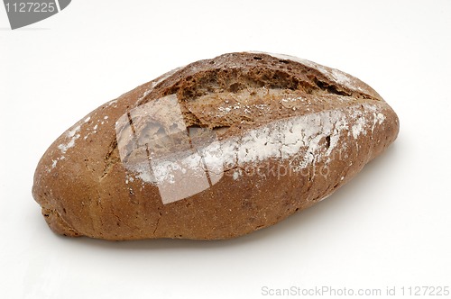 Image of Bread over white background