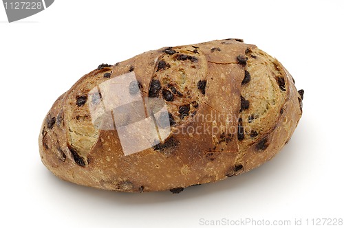 Image of Bread over white background