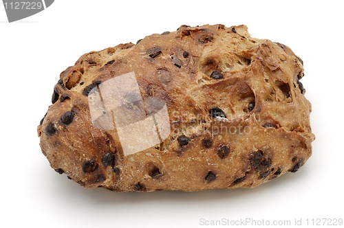 Image of Bread over white background