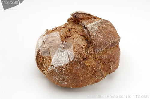 Image of Bread over white background