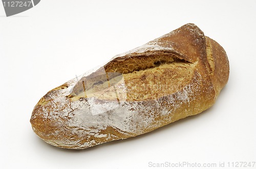 Image of Bread over white background