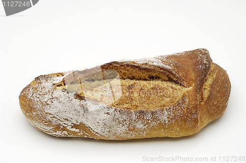 Image of Bread over white background