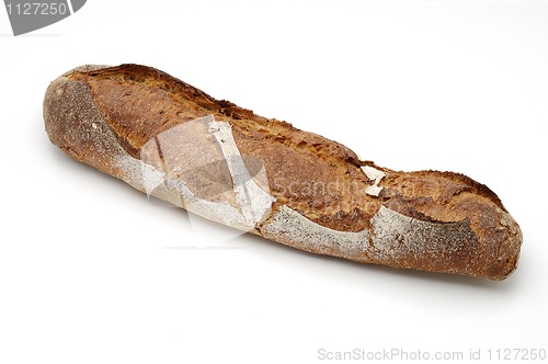 Image of Bread over white background