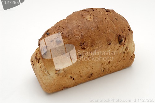 Image of Bread over white background