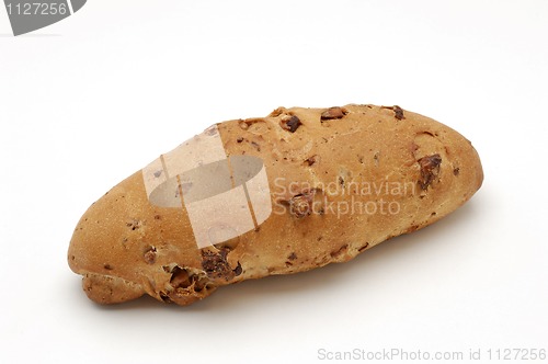 Image of Bread over white background