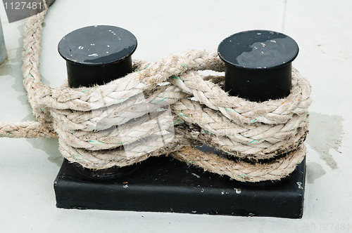 Image of fastened a rope