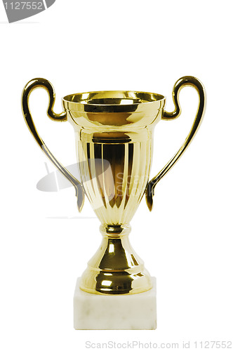 Image of Trophy isolated on white background 