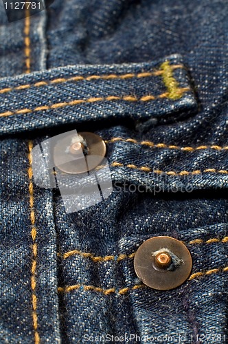 Image of jeans detail