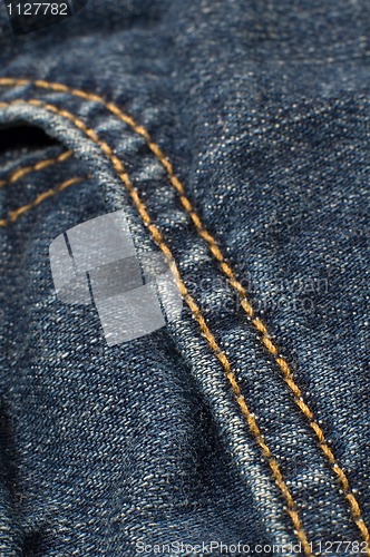 Image of jeans detail