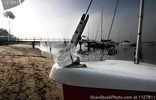 Image of Boat on the coast of California