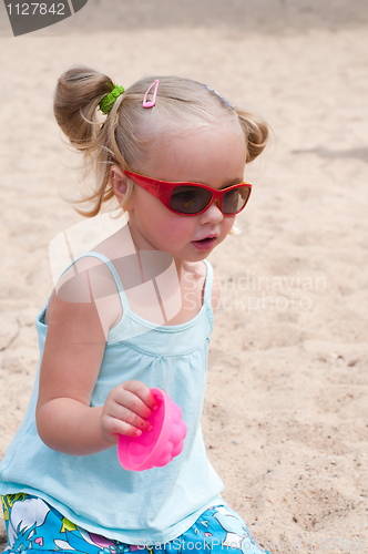 Image of Girl with sunglasses