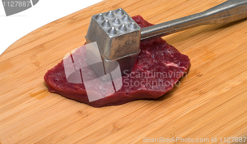 Image of Cooking meat.