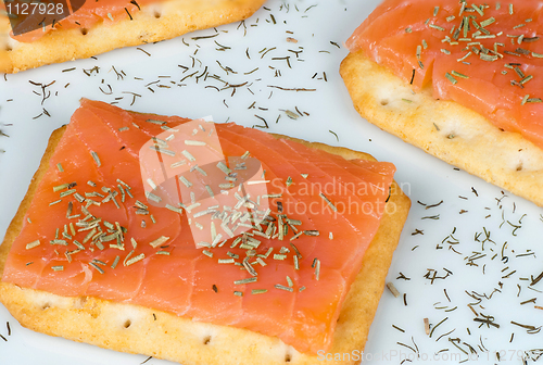 Image of Salmon canapes