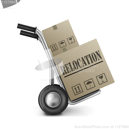 Image of relocation cardboard box