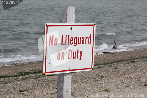 Image of Lifeguard Sign