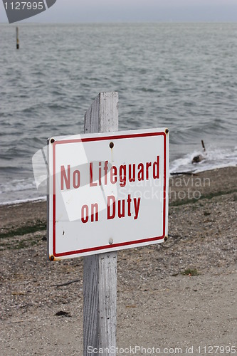 Image of Lifeguard Sign