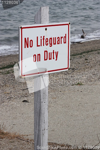 Image of Lifeguard Sign