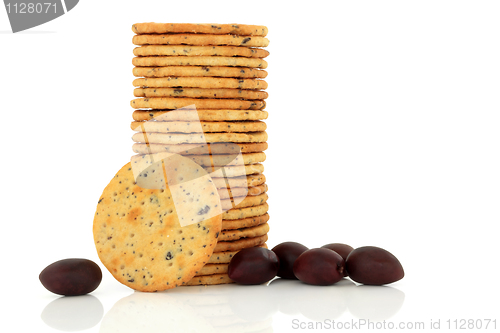 Image of Olive Cracker Biscuits