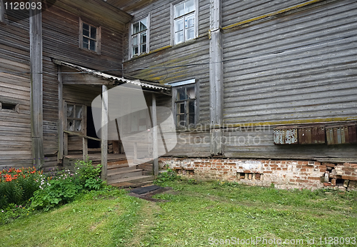 Image of old wooden porch