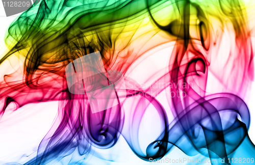 Image of Magic colorful Abstract fume pattern