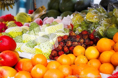 Image of tropical fruits