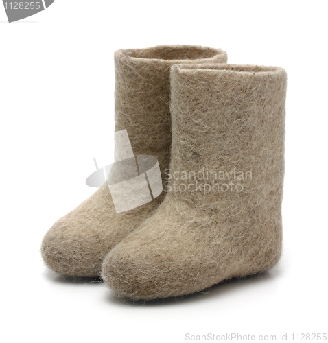 Image of valenki - russian felt boots