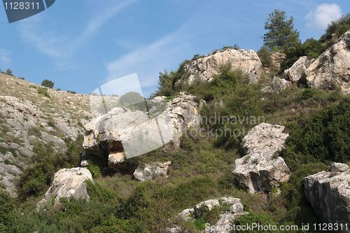 Image of Rocky hill landscape 