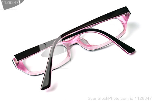 Image of Beautiful  glasses isolated on white 