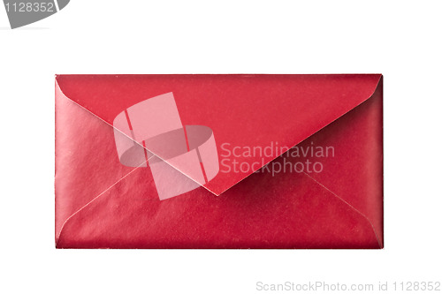 Image of Red envelope isolated on white 