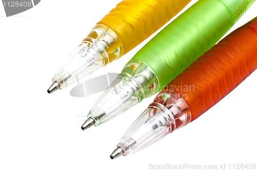 Image of Colorful ballpoint pens